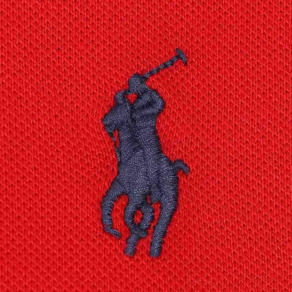 Женская рубашка-поло Polo Ralph Lauren из эластичного хлопка с логотипом-пони, приталенная, топ 211B18200-008