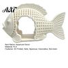 Fish Shelter for Tank 3D Printed Hollow Shape Aquarium Hideout Decor, Safe Breeding Accessory Cave, Betta Shrimp Ornament Decor Landscape Hiding Spot