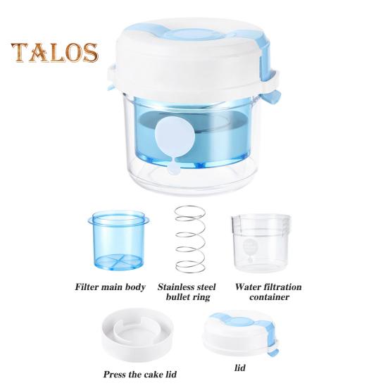 Фильтр для йогурта с прозрачным контейнером, ультратонкий фильтр, не содержащий бисфенол А, домашнее сито для сыра, для домашних соусов из греческого йогурта