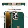 Coque de protection pour iPhone 16 - BOOLING - Souple - Vert Nuit - Cœur Antichoc - Anti-Rayure