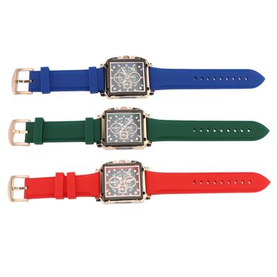 Мужские кварцевые часы с силиконовым ремешком, водонепроницаемые, светящиеся, модные, повседневные, полые, мужские, аналоговые, хронограф