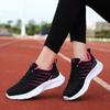 Women's Summer 2024 Fashion Sports Shoes Comfortable Lace Up Casual Thick Sole Mesh Running Shoes Zapatillas De Deporte