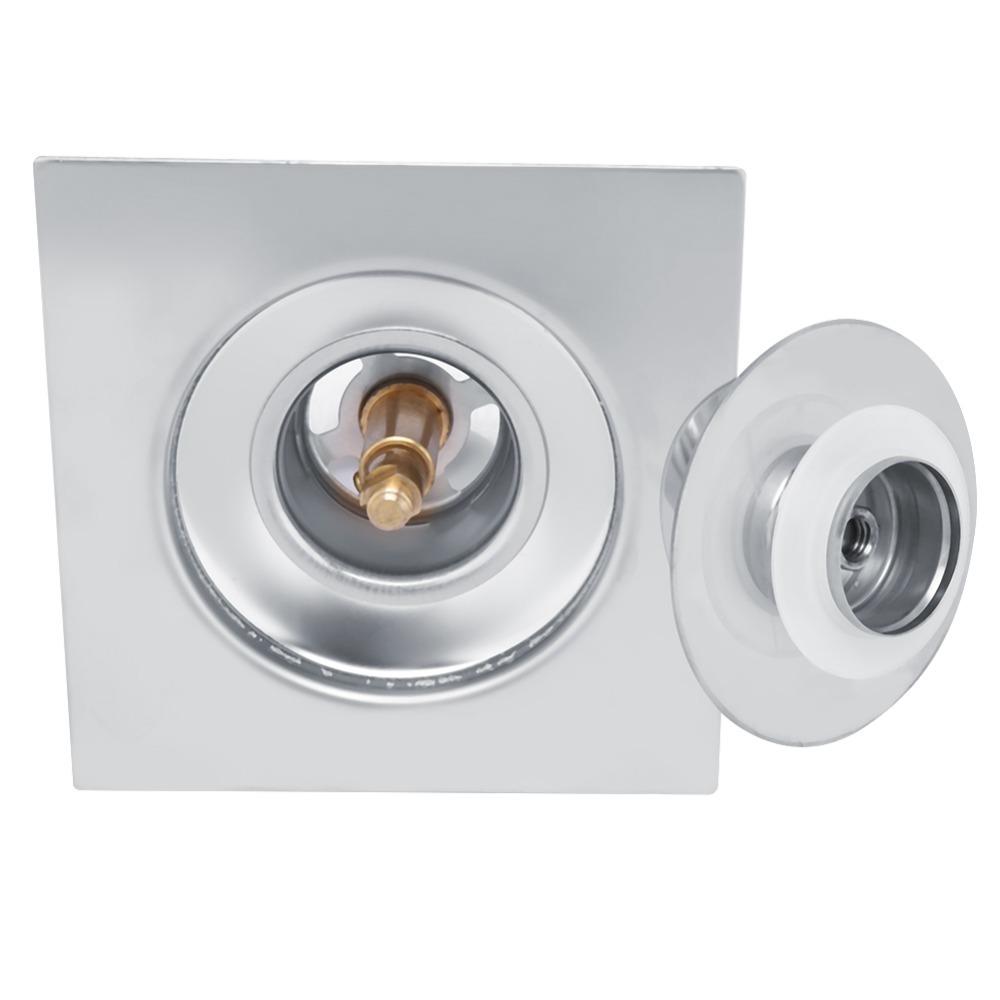 Stainless Steel Floor Drain Square Shower Drain Easy Clean Floor Drain Strainer Toilet