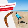1pc Kangaroo Throwback V Shaped Boomerang Portable Flying Disc Throw Catch Outdoor Sports Game Toys Fun Game Prop