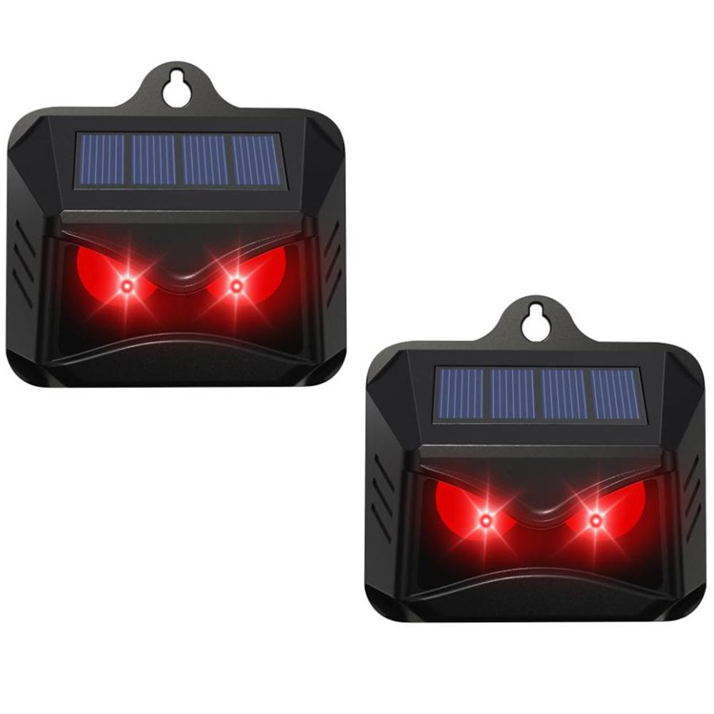 2Pcs Deer Repellent Devices Scare Animals Away Outdoor Coyote Raccoon Deterrent Wild Boar Rabbit Repeller for Skunk Deer Coyote