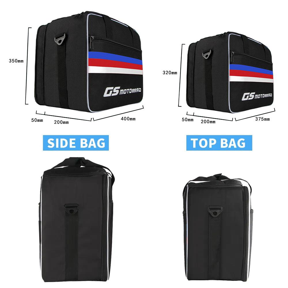 For Bmw R1200gs R1250gs Lc Adv F850gs F750gs F800gs 2014-2025 Motorcycle Luggage Inner Bag Pannier Top Case Expandable Saddlebag