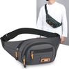 Large Capacity Men Chest Bag Waterproof Sports Walking Bag Zipper Mobile Waist Bag  Riding