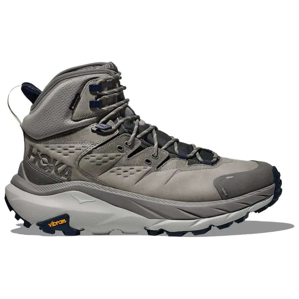 HOKA One One Kaha 2 Нескользящие износостойкие Высокие походные ботинки Мужские Серые 1123155-ADS