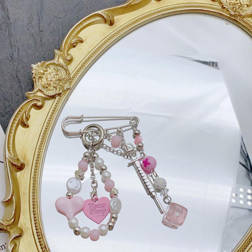 Customizable Needle Pins Badges Sturdy Bead and Alloy Craftsmanship for Backpacks Wallets Phone Cases Decoration