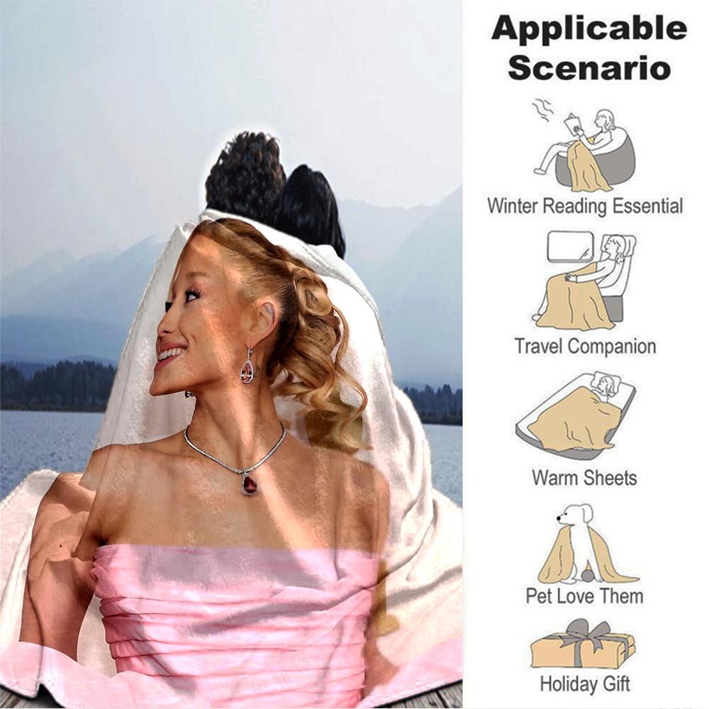 Pink Dress Elegance Blanket Soft Throw Blanket For Home Bedroom Bed Sofa Travel Office Solid Christmas Blanket