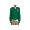 Polo Striped Logo Single-Breasted Long Sleeve Jacket Men Jackets Green 710964456-003