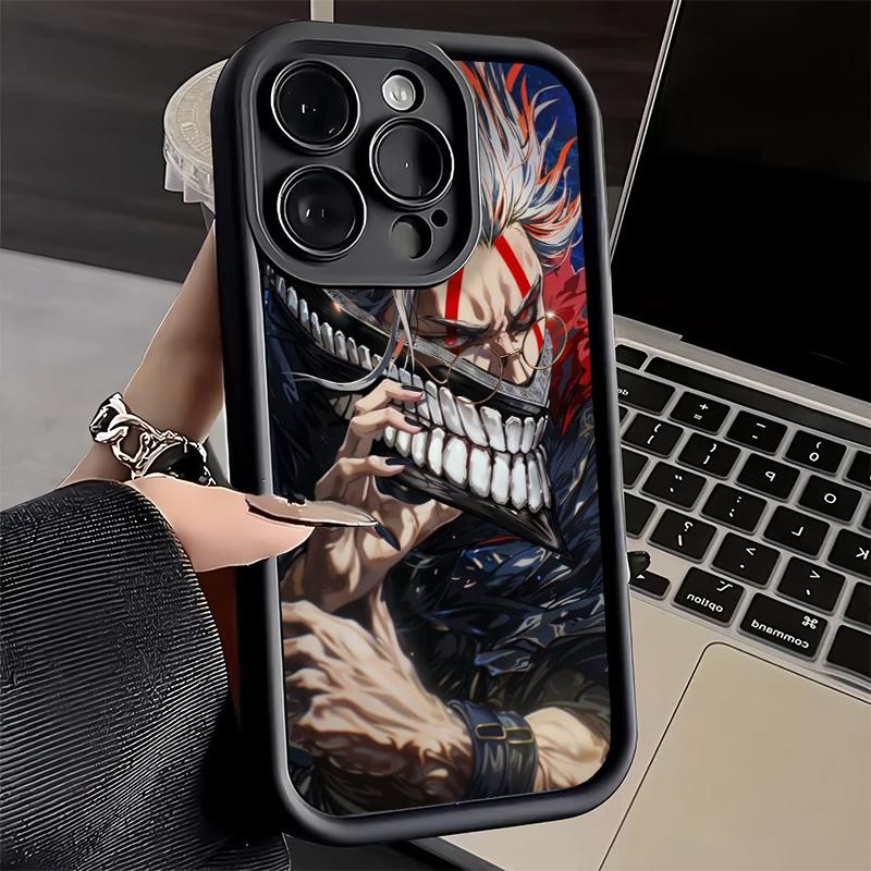 Чехол для телефона iPhone 17 Air 16E 15 16 Pro Max D-Dandadans O-Okarun Аниме Чехол 14 Plus 13 12 Mini Мягкий Силиконовый Fundas