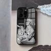 S-Stevie Wonder Phone Case For IPhone 17 Air 16 E Pro Max 15 14 13 Mini 12 Pro 11 Max Plus Black Glass Cover