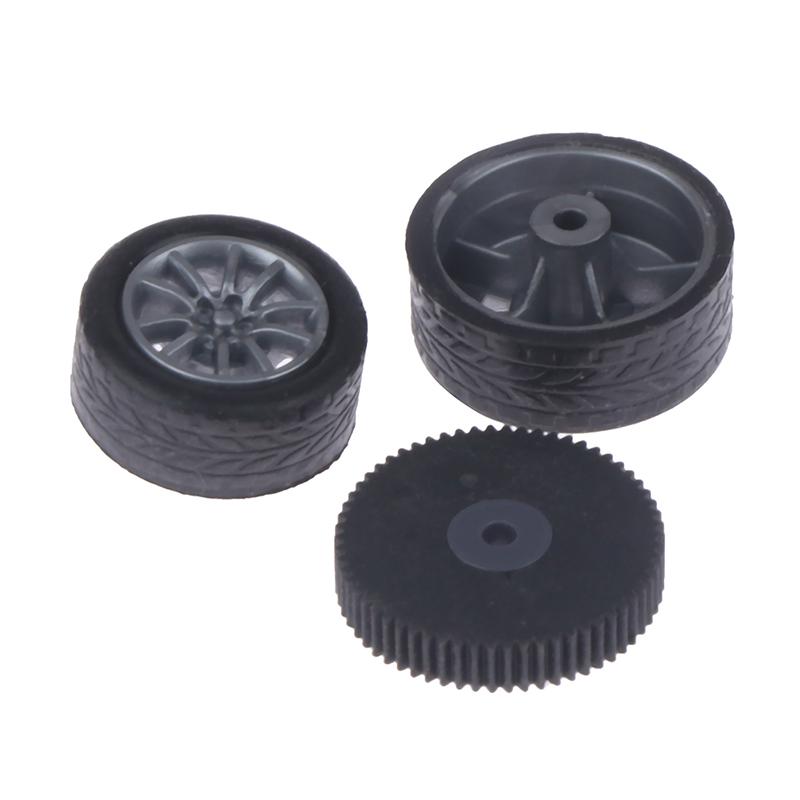 10 шт. игрушечных резиновых колес для ПК, покрышек, сделай сам, мини-технология, 4WD, цветные покрышки, отверстие