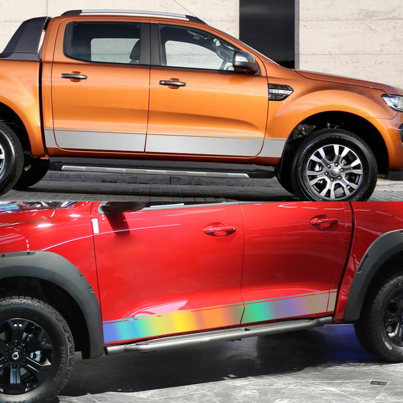 Автомобильные наклейки подходят для Ford Ranger 2015 2016 2017 2018 Raptor Пикап Капот Боковая Дверь Крыша Задняя Дверь Графическая Полоса Виниловые Наклейки