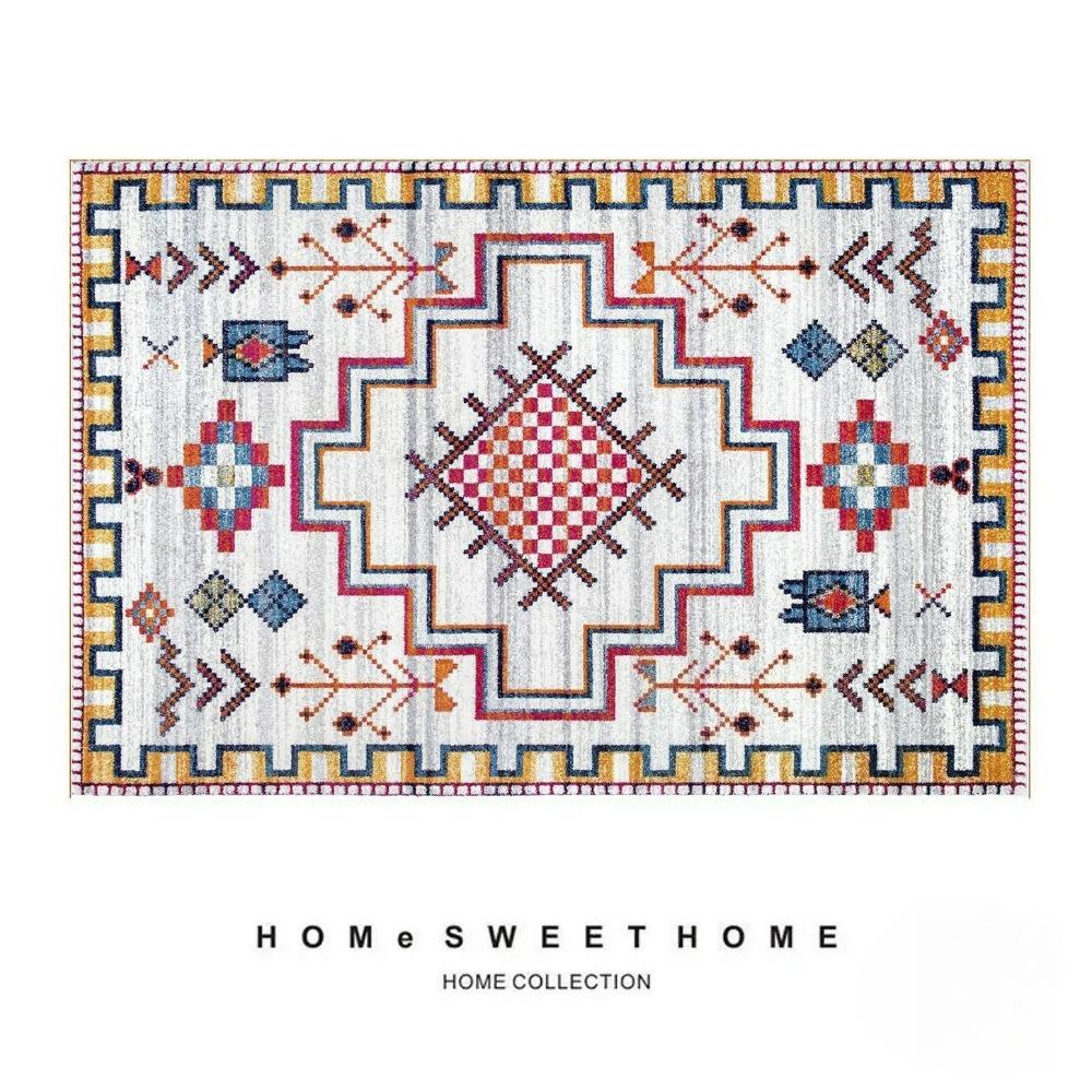 Скандинавский Минималистичный Ковер с Принтом Персидский Красный Ковер Гостиная Домашний Декор Ковер для Дивана Коврик для Спальни Прикроватный Коврик Напольный Коврик для Обеденного Стола