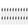 40Pcs Plastic Alligator Tent Clips Anti-Skid Awning Tarpaulin Clips  Outdoor Camping