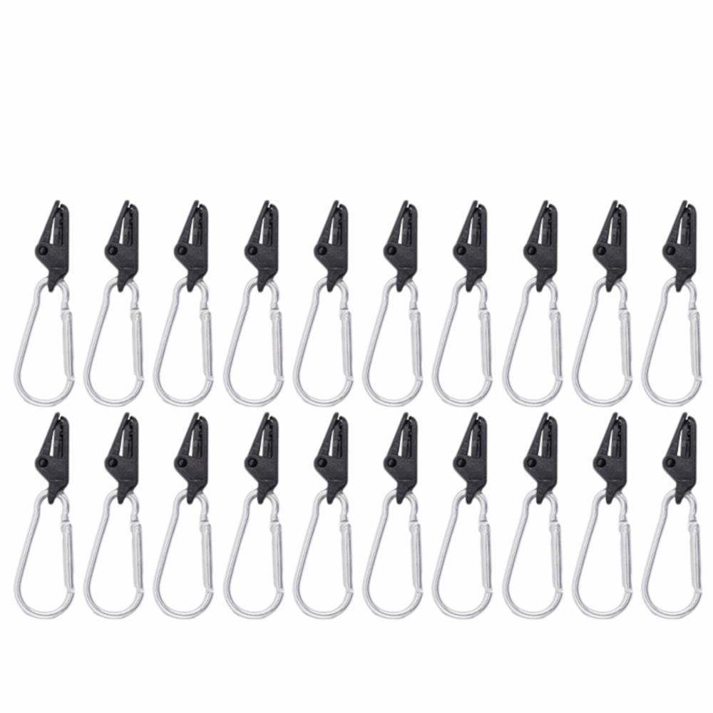 40Pcs Plastic Alligator Tent Clips Anti-Skid Awning Tarpaulin Clips  Outdoor Camping