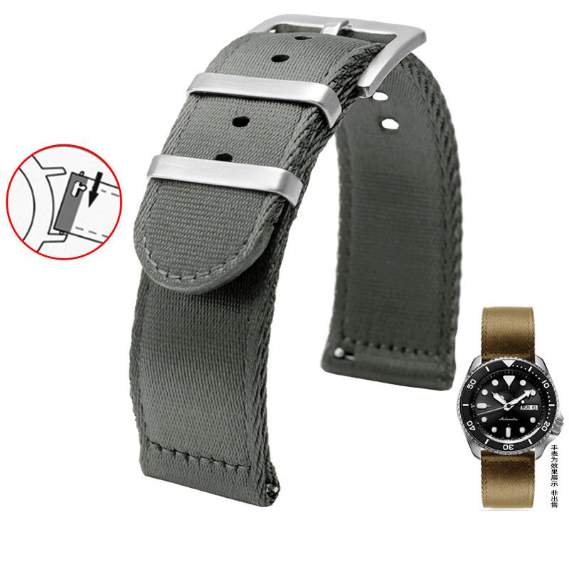 For 22mm Nylon 20mm Watchband Seiko Citizen Huawei Watch Bracelet Wristwatches Band Nylon Watch Strap Quick Release Bar