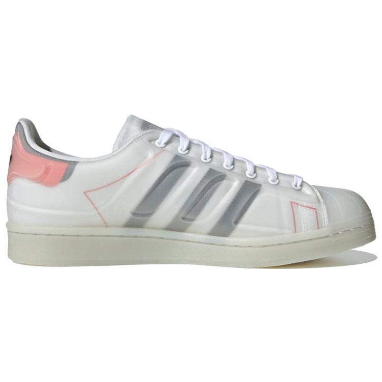 Adidas Superstar Futureshell White Semi Solar Red Men Sneakers Cloud-White Core-Black FX5553