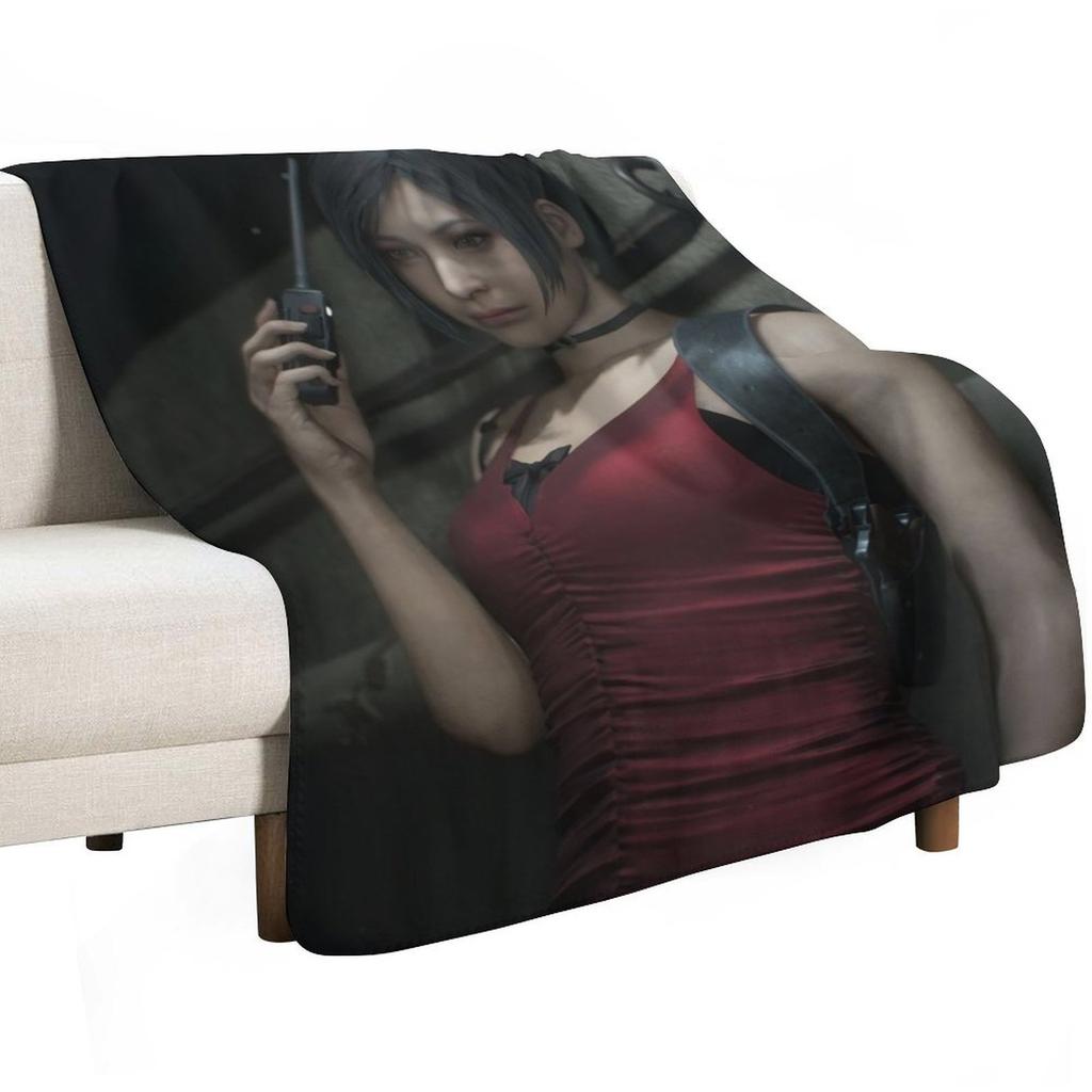 Ada Wong Throw Blanket Cozy Napping Blanket Gift for Mom Dad