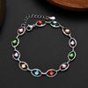 JewelryTop Изысканные браслеты из 18-каратного золота медных оттенков для очаровательной леди, женщин, свадебной вечеринки, подарки 18+5 см оригинал