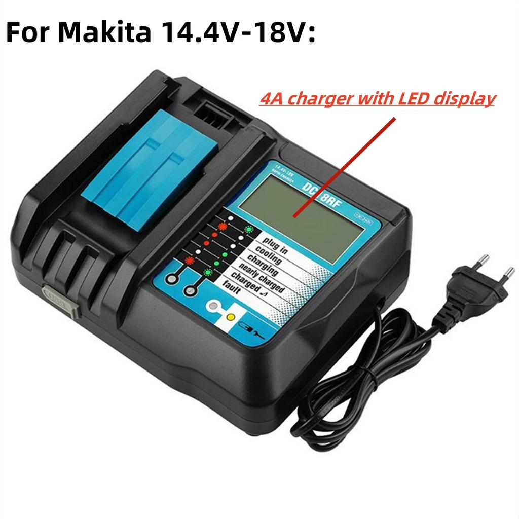 Аккумуляторная батарея 18 В 18,0 Ач подходит для электроинструмента Makita BL1830 BL1830B BL1840 BL1840B BL1850 BL1850B