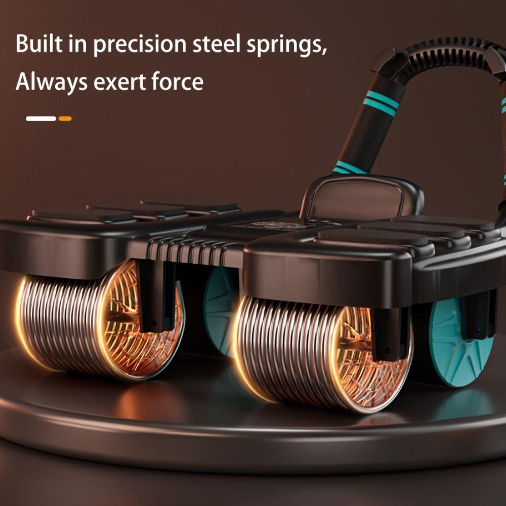 6/8 Elbow Support Abdominal Workout Roller Four-Wheel Core Strengthening Trainer  Men/Women