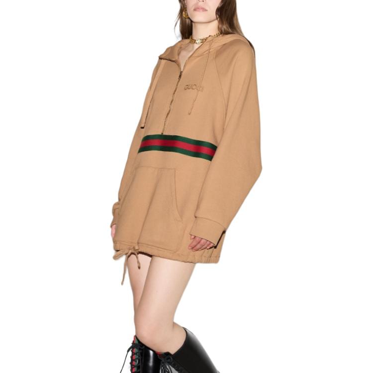 Gucci Свитшот-платье из джерси с молнией до четверти и кулиской 798683-XJGS1-2323
