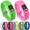 Для Garmin Vivofit 4 xDfind Серебряная пряжка Силиконовый спортивный ремешок для часов