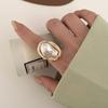 Новый Дизайн Кольцо Морская Звезда Жемчуг Форма Золотой Цвет Регулируемые Кольца Для Женщин Корейская Модная Бижутерия Вечеринка Роскошный Аксессуар