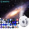 Foucsing Galaxy Star Starry Sky Projector Night Light Bluetooth перезаряжаемый вращающийся ночник для декоративного детского подарка