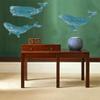 Wooden Whale Signs Pendant Retro Ocean Animal Decoration Whale Shark Wall Ornament  Cafe Bar