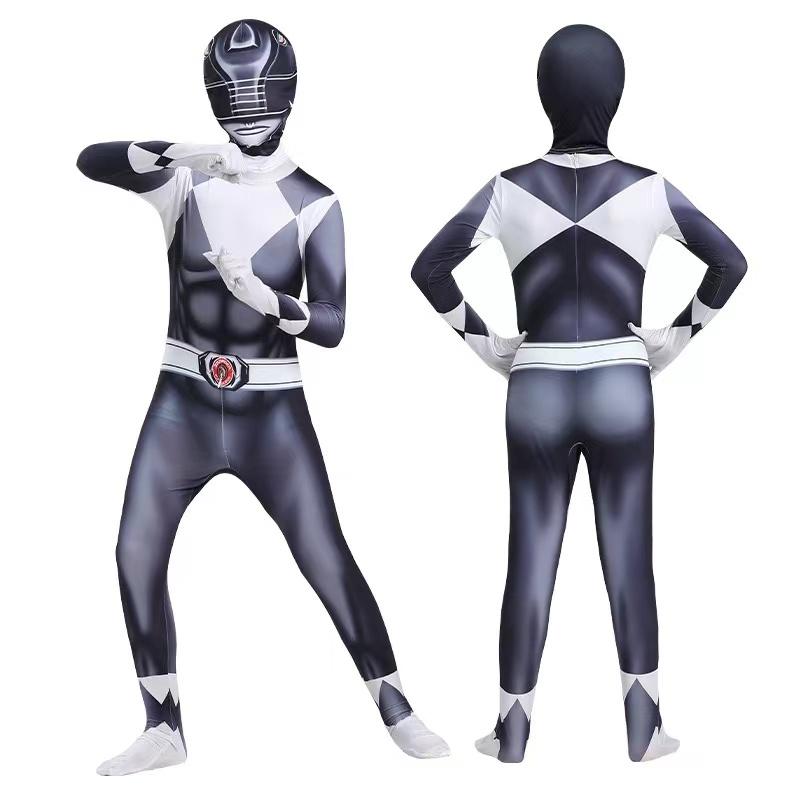 Fantasia Power Samurai Rangers Косплей Костюм Взрослый Morpher Mighty Morphin Супергерой Маска Комбинезон Зентаи Костюм Хэллоуин