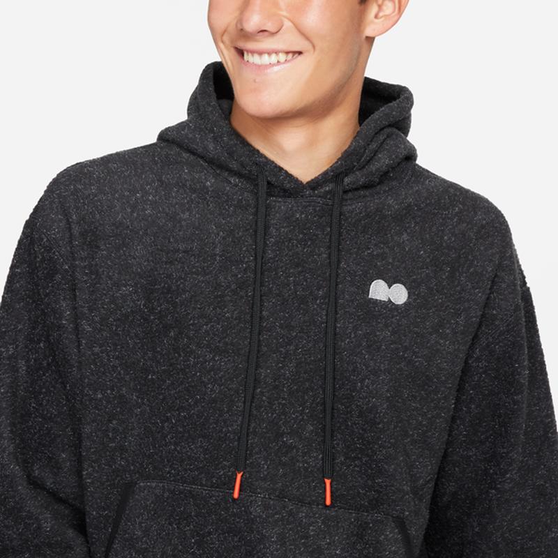 Nike Теннисная толстовка с капюшоном Naomi Osaka, мужские топы, темно-серый DJ4664-010
