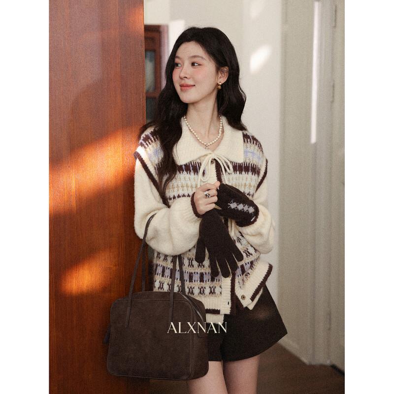 Женский шерстяной свитер в стиле Fair Isle, имитирующий двухпредметный