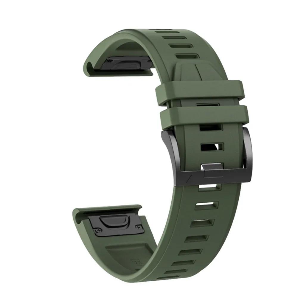 Спортивный силиконовый ремешок для Garmin Fenix E 8 47 мм 51 мм 7 7X браслет для Garmin Enduro 3/Epix Gen Pro QuickFit 22 мм 26 мм ремешок для часов