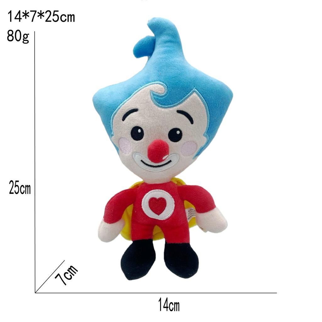 Clown Plush Toy Plim Children's Enlightenment Educational Toy Doll Gift Cotton Doll Pendant