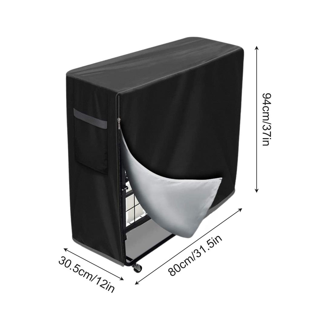 Чехол для складной кровати на открытом воздухе 210D Ткань Оксфорд легко моется водостойкий складной чехол для хранения кровати