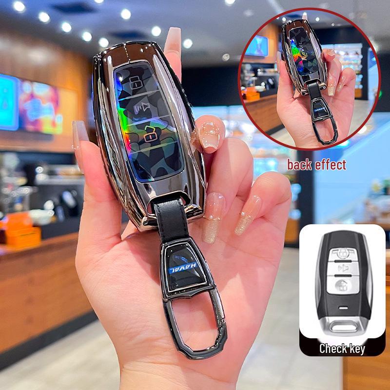 Совместимая металлическая пряжка, чехол для ключа для Great Wall Haval: H2S, M6, F5, F7X, Большой Пес, Божественный Зверь, Яростный Дракон, Дракон Макс, Сова