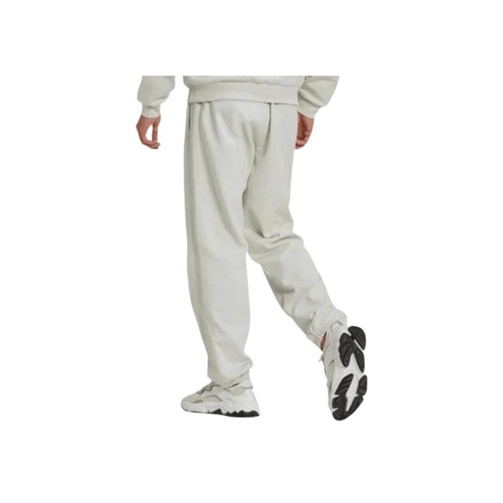 Adidas Однотонные мужские джоггеры с логотипом и принтом, белые HK2728