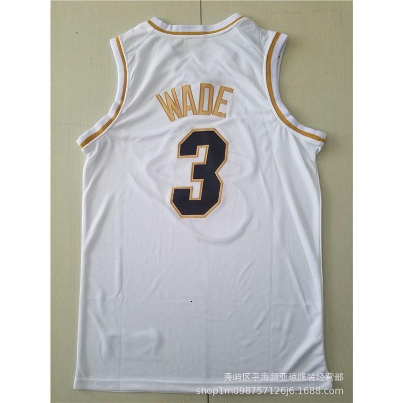 Miami Heat 3 Dwyane Wade Embroidered Basketball Jersey Men Women Breathable Sportswear Season
