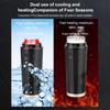 Car Cooling Heating Cup LCD Display 350ML 0° C-60 ° C Cooling/heating 12V Electric Kettle Heat Preservation Water Warmer Bottle