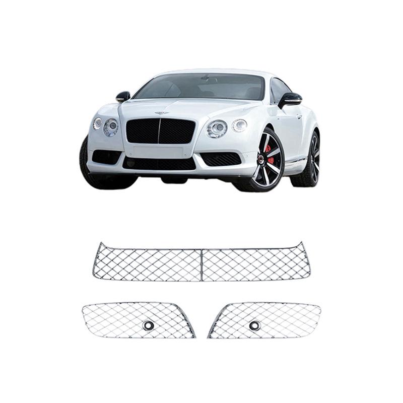 Решетка переднего бампера для Bentley Continental GT 2014-2015 (3W3807667, 3W3807647)