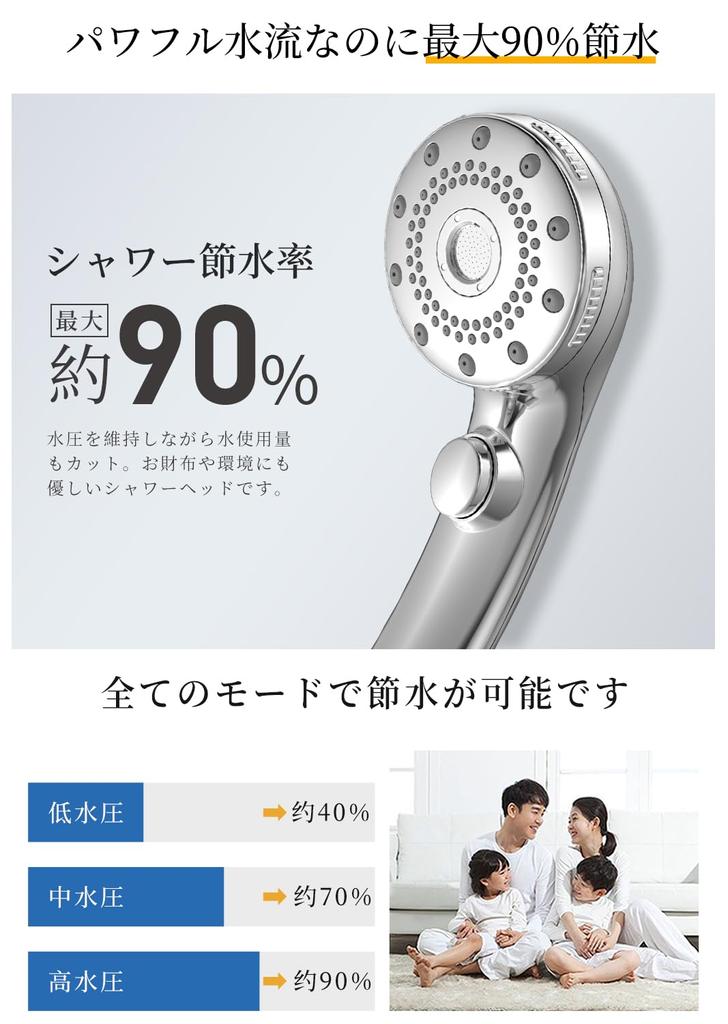 Shower Micro Nano Water High Cleaning Water Stop At Shower Pore Dirt Beautiful Moisturizing Micro Bubble Shower Mode Head, Bubble, Saving, Power,