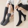 TsujiYa Толстые Теплые Шерстяные Гольфы до Колена для Пушистых и Теплых Носков для Голени с Флисом Размеры Набор Номер Женские Зимние, Носки, Подкладка, 22-25см, 3 пары
