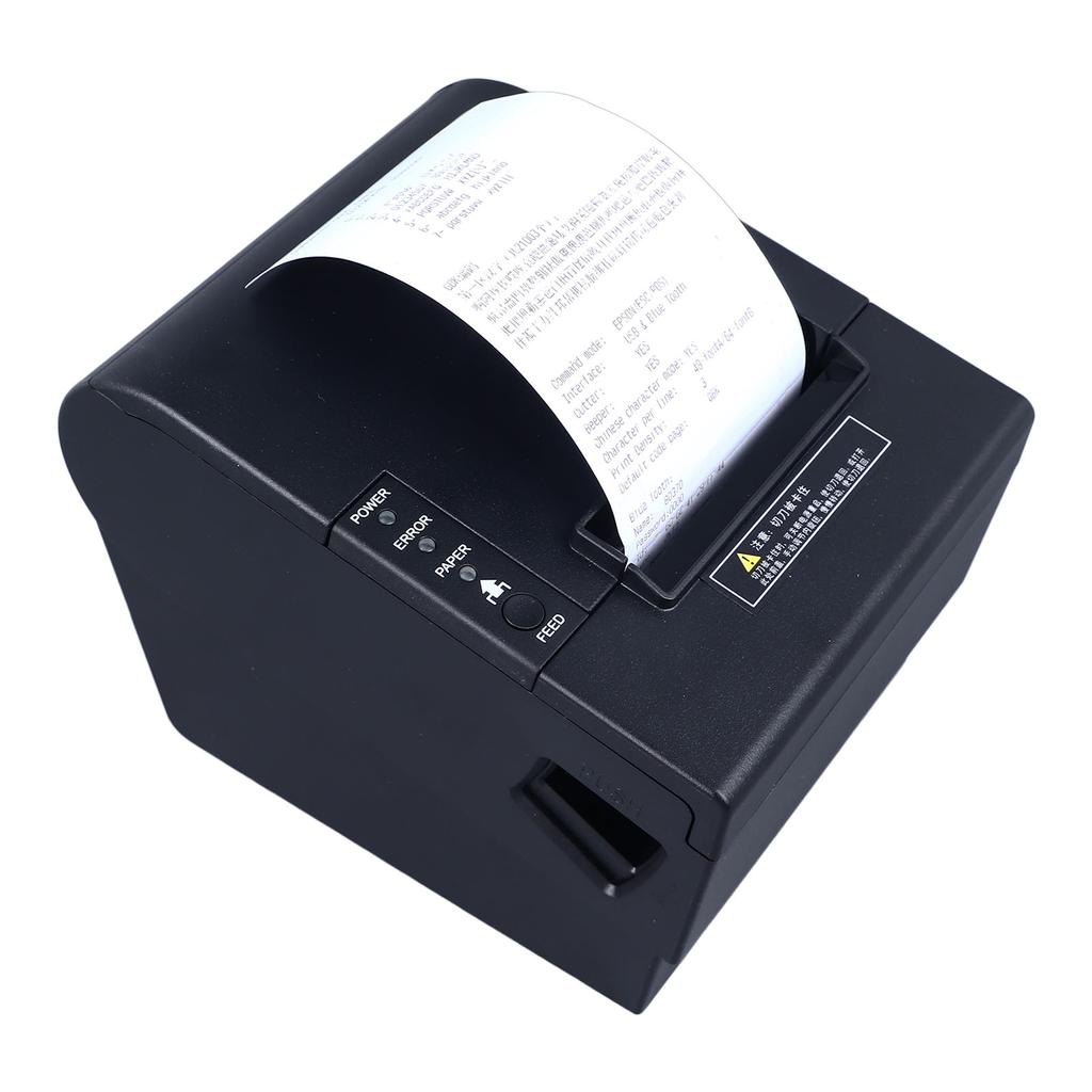 80mm Thermal POS Printer USB Bluetooth Bill Printer Restaurant Kitchen Printer with Auto Cutter