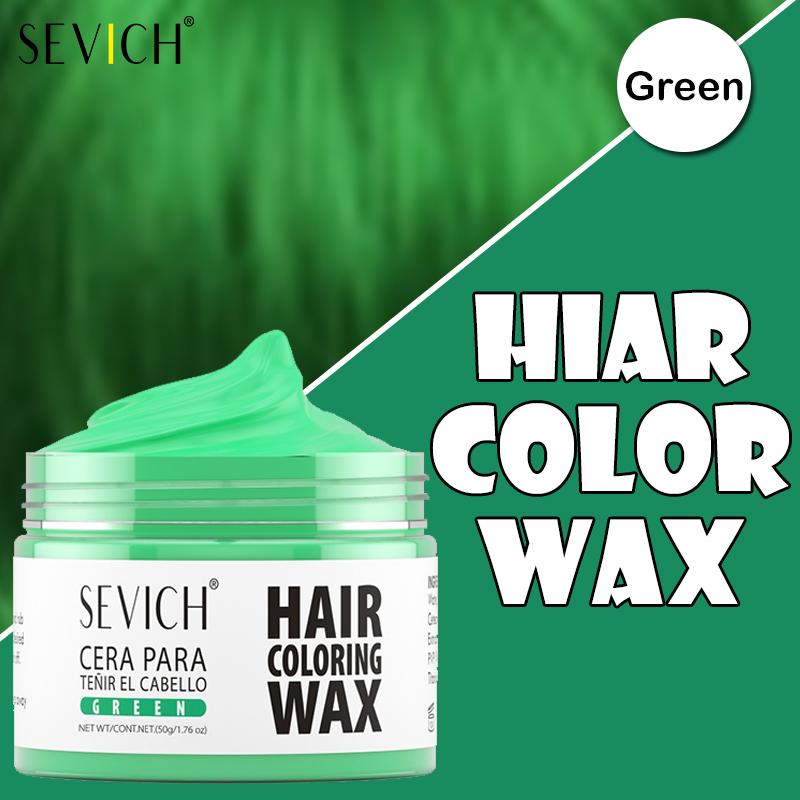 Воск для окрашивания волос 13 цветов 50 г SEVICH DIY Окрашивающая глина для волос Легко смываемая Краска для окрашивания бровей и бороды Временный крем для окрашивания волос
