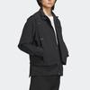 Adidas Wuji Series Solid Color High Collar Zip-Up Long Sleeve Jacket With Vest Men Outerwear Black HY5852