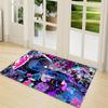 Graffiti Art Neon Colors Carpet Rug Soft Washable Antislip Home Living Room Sofa Mats Personalized Christmas Rug